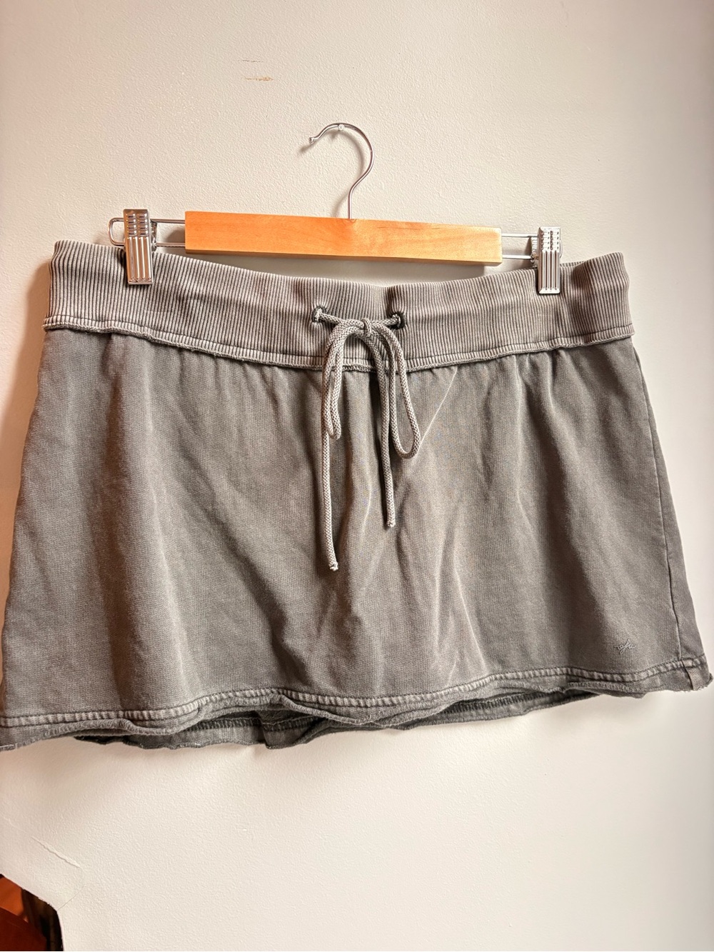 Casual Drawstring Skort - Gray